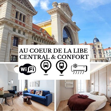 Au Coeur De La Libe - Ac - Central - Pres Tram Et Supermarches - Lit Xxl Nizza Exterior foto